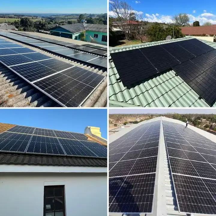 Monocrystalline Silicon 5KW 8KW 10KW Solar Power System Kit Hybrid Complete for Home