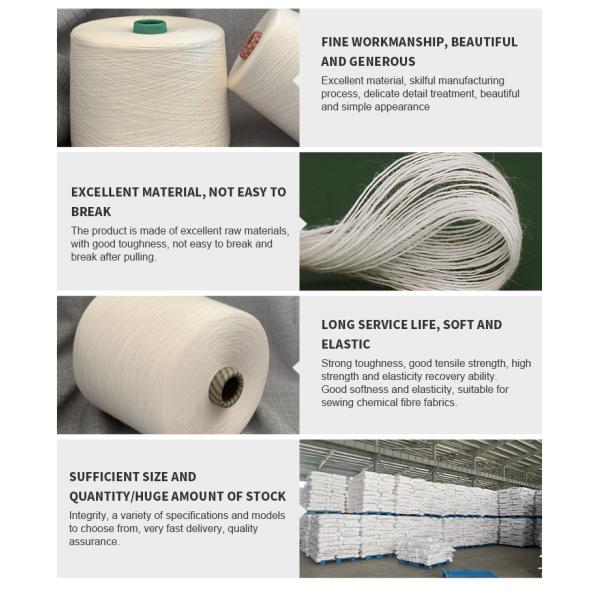 White Count Ring Rayon 50% Spun Viscose Yarn 30S/1 300D For Original 30F Virgin 20S Hot Knitted
