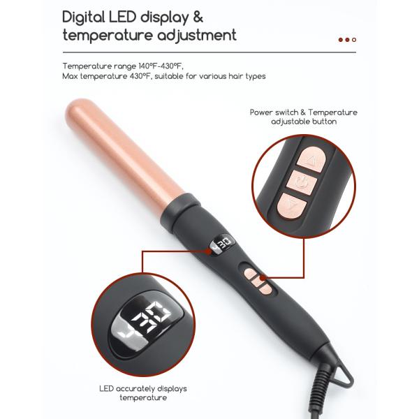Custom Curling Irons And Hair Straighteners , Fast Heating Ceramic Curling Irons