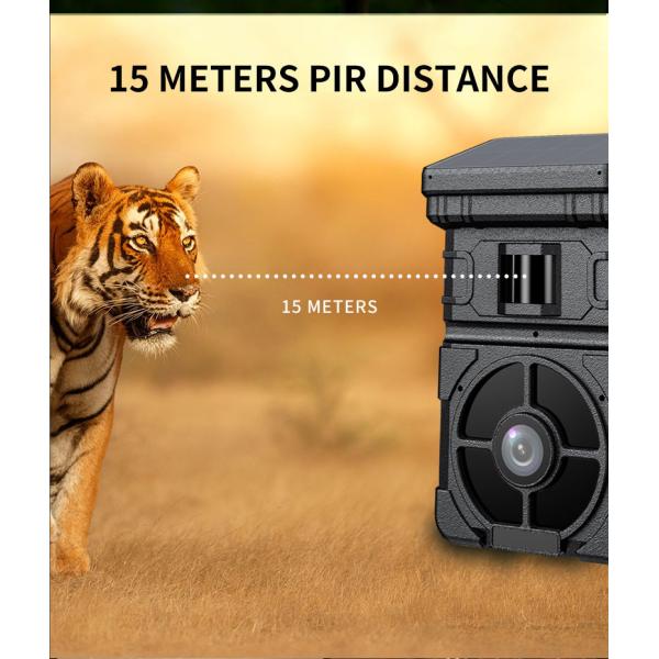 4G FOV 90 Degree Animal Hunting Game Camera IP65 24MP With 0.4S Fast Triggering Time