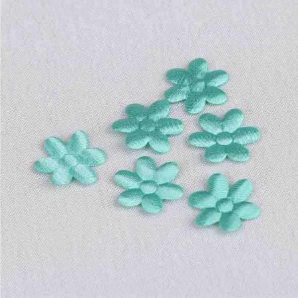 Material Fabric Sew-On Applique Flower Applique Crafts For Shoes Decoration Size 15 mm
