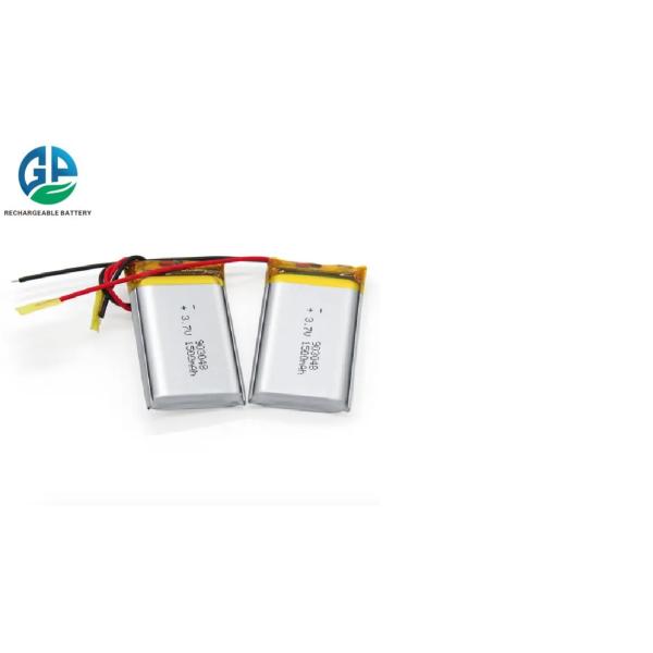 RoHS KC Lipo Battery Pack 3.7V 1000mAh with 500 Times Cycle Life for Reliable Power Supply