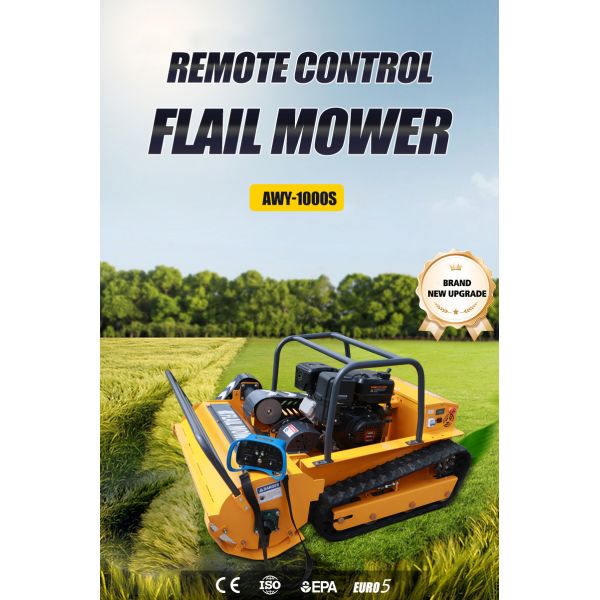 US Spot Professionally Made and Easy to Operate Household Efficient Intelligent Robot Garden Lawn Mower gasoline Flail mower