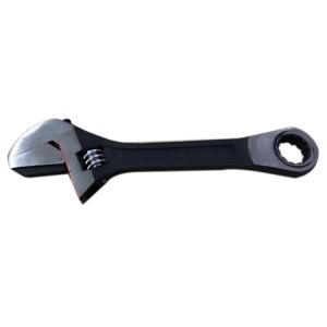 Buy cheap Black Color Pass-Thru Adjustable Wrench Removable Reversible Jaw 1-1/2in Capacity Pipe Wrench 22mm Ratchet product