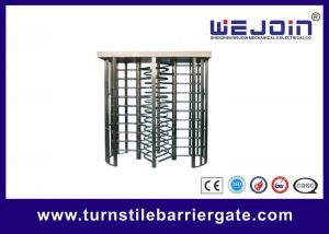 China 304 Stainless Steel Automatic Full Height Turnstile Electronic Security Gate on sale
