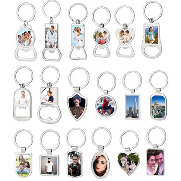 Father Day Gift Custom Promotion Gift Opener Keychain Sublimation Blank Bottle Opener Keychain