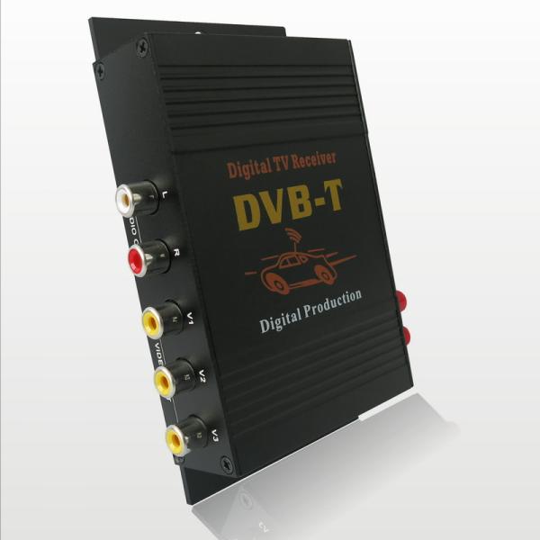 CAR DVB-T MPEG-4 Double tuner Digital TV receiver Dual -tuner TV Box with multi language