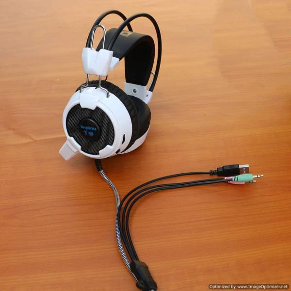 Wired Over Ear gaming Headphone Noise reduction ear pads and DC jack USB connector for PS4