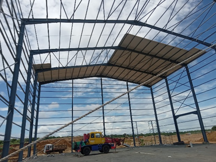 Prefabricated Large Span Steel Structure Construction Building Workshop (KXD-88)