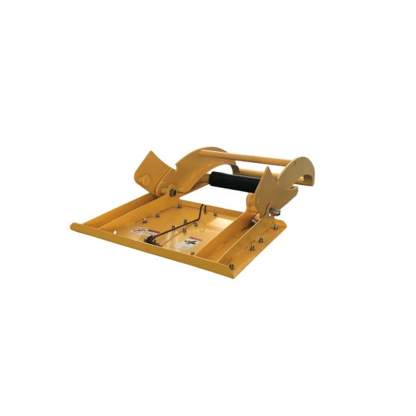 Rubber Plate Friction Increases Mobile Vehicle Barrier Foldable