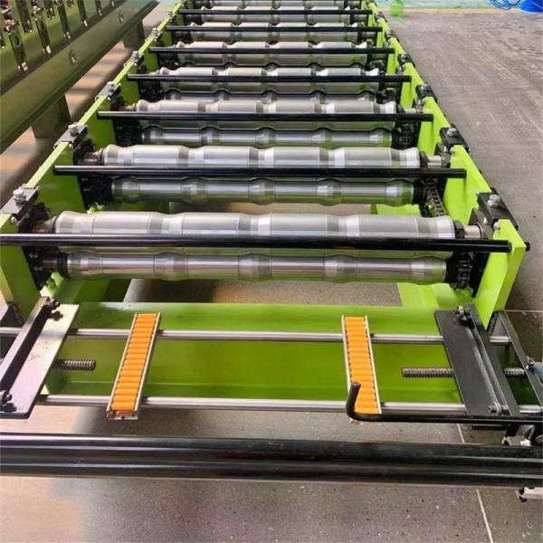 45#Steel Iron Roofing Sheet Roll Forming Machine For Various Tile Sizes