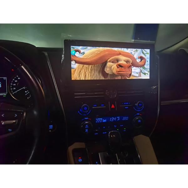 12.3 Inch Multimedia Car Stereo Head Unit PX6 Android10 For Toyota Alphard 2015-2021