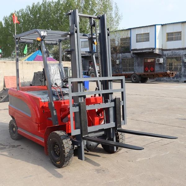 Solid Tire Electric Forklift XYZ123 With Onboard Charger / 48V Battery Voltage All Terrain Electric Forklift