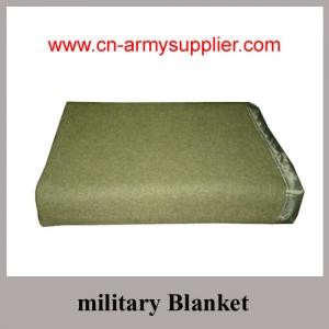 China Wholesale Cheap China Army Use Wool Polyester Acrylic Police Blanket on sale