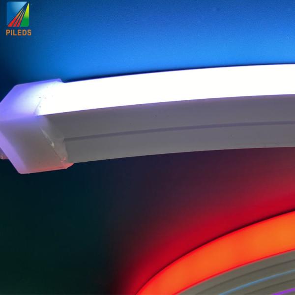 Custom 12v 24v LED Neon Strip Light , Silicone Flexible Rope Light Ws2811