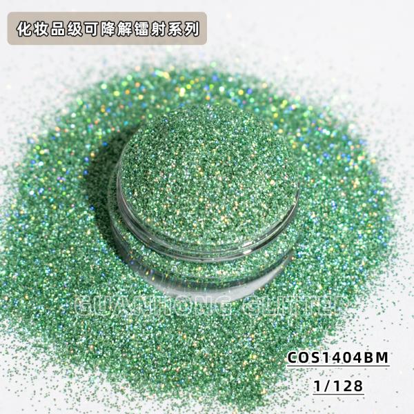 Natural Plant Environmentally Friendly Glitter Cellulose Fiber Biodegradable Cosmetic Glitter Bulk Pigment