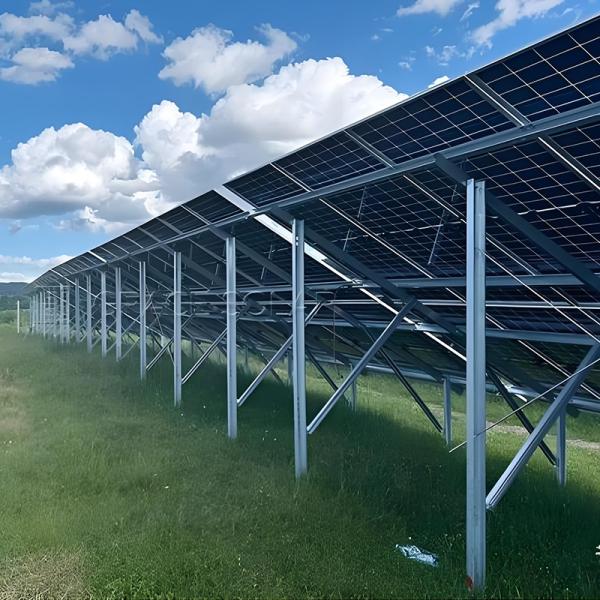 Ground solar mounting structure brackets solar pv ground mounted racking systems