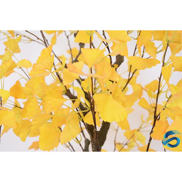 Decorative Ginkgo Biloba Tree , Safe Faux Blossom Trees Non Toxic Smell