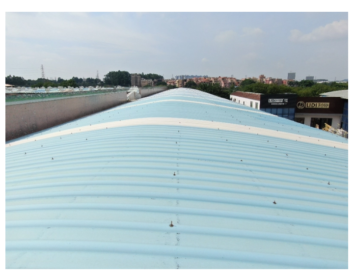 Corrugation Height Good Waterproof Performance Upgraded Big Wave Corrugated Sheet