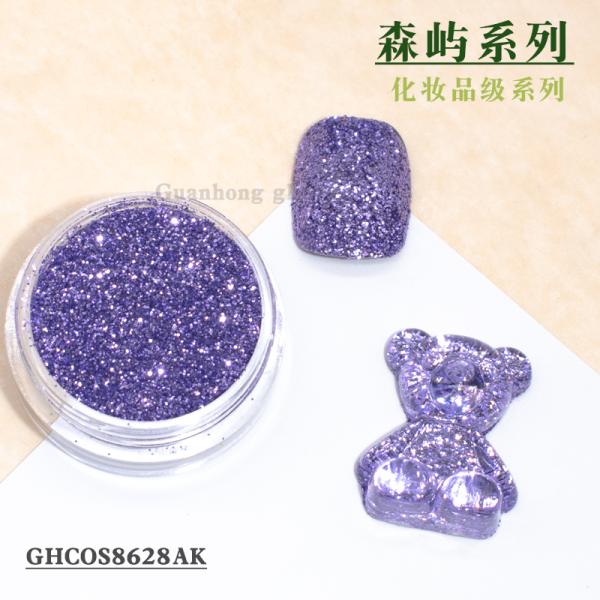 Superflash PET Fine Loose Eye Glitter Powder Titanium Coating For Halloween Makeup