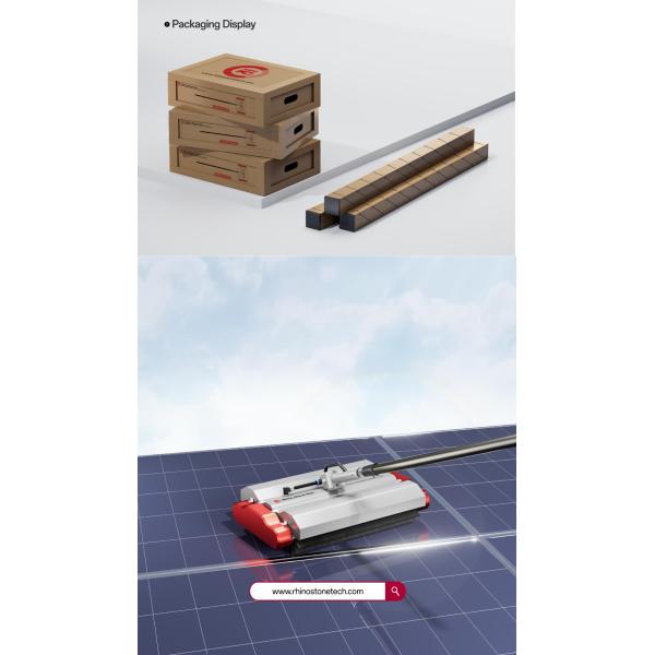 Mobile Solar Panel Roller Brush Solar Cleaning Tools