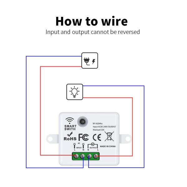 433Mhz Self Powered Wireless Switch Remote Light Switch Waterproof Wall Panel