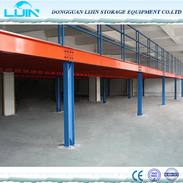 Strong Load Capacity Industrial Mezzanine Floors , Steel Structure Platform Metal Storage Rack