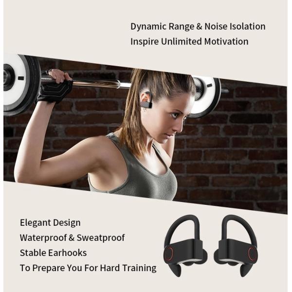 Hot Sale Noise Cancelling Tws Wireless Waterproof A9 Stereo Bluetooth Earhook Earbuds Headphone