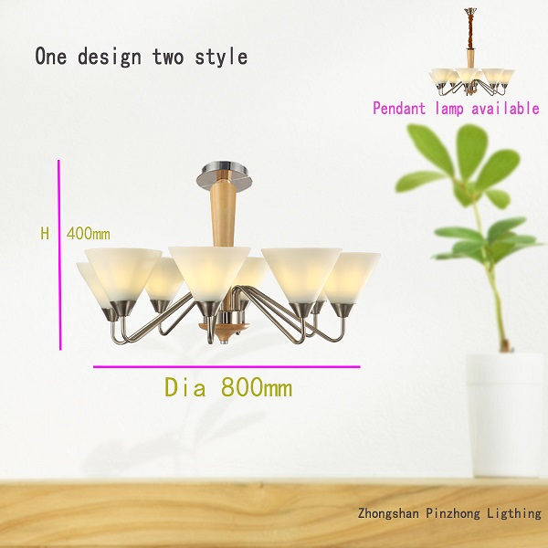 2014 MOST popular wooden ceiling lamp ceiling chandelier lighting CE/ROHS made in China