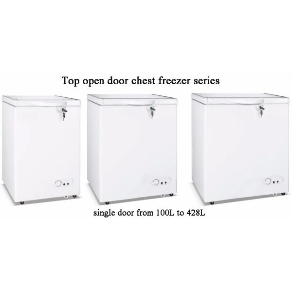 Manual Defrost Commercial Refrigerator, Deep Freezer 628L Capacity With Handle And Lock