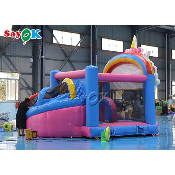 Sayok Flower Theme Inflatable Bouncing Trampoline With Slide Inflatable Bounce House Bouncing Jumpers