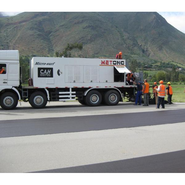 Micro Surfacing Road Paving Equipment / Slurry Seal Equipment MEITONG 8x4 10m3