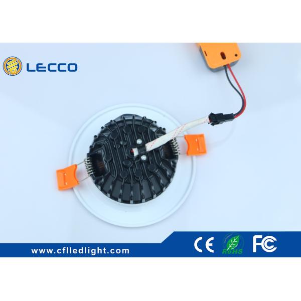 LED Recessed Downlight 3Watt SMD 5730 Fan Type AL 300 Lumen 85 - 265V Input Voltage 6400 K