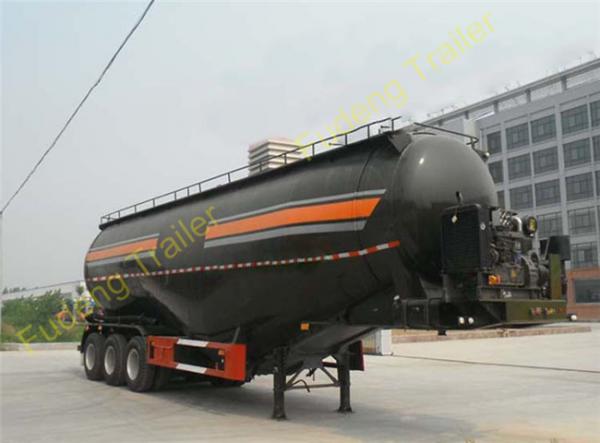 3 axles Dry Bulk Trailer Powder Cement Tanker Semi Trailer With 25ton-40ton