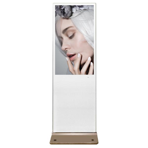 Stand Alone Floor Standing Digital Signage Advertising Screen 42'' Aluminum Profiles