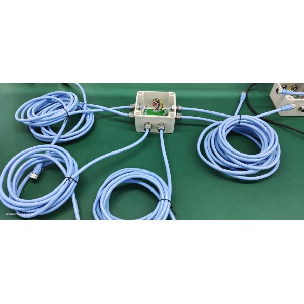 M12 Male / Female Aviation Socket 3/4/5/6/8/12/17-Core Pinhole Connector With Molded Rubber Core