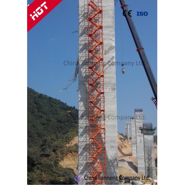 Spray Painted Steel Scaffold Stair Access Towers , 3m Height Per Piece Building Scaffold Tower