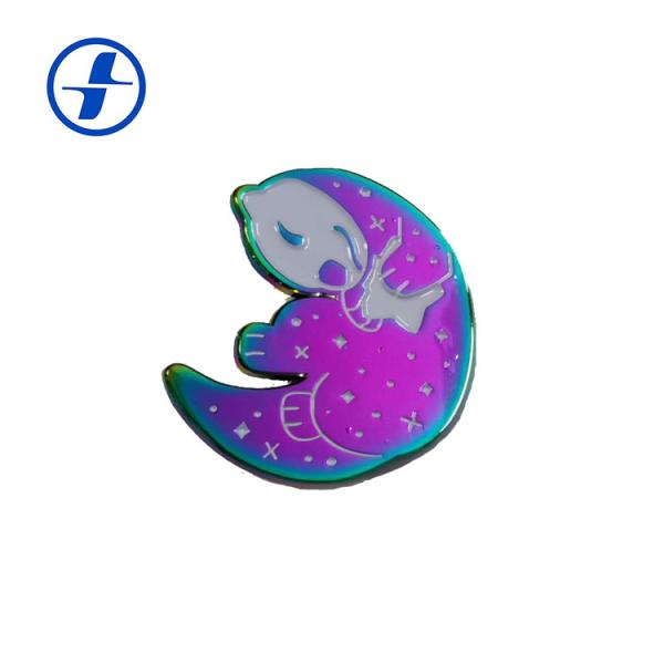 Custom Design Rainbow Plated Soft Enamel Metal Lapel Pins