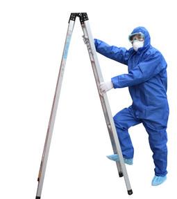 Buy cheap Dark Blue Disposable Protective Suit product