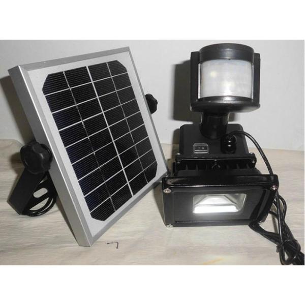 Energy saving IP65 waterproof pir motion sensor 10W outdoor solar led flood light
