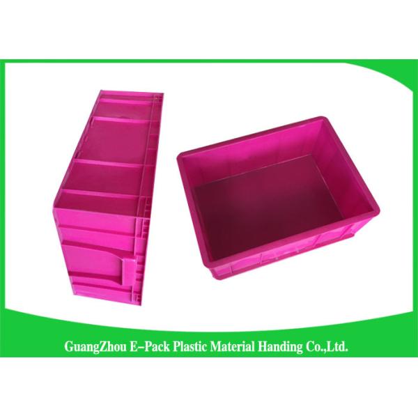 Durable Plastic Stackable Containers Tote Storage System 480*355*170mm