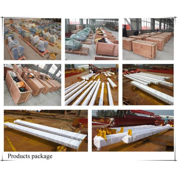 Warehouse Single Beam Overhead Crane For Materials Lifting Pendant Remote Control