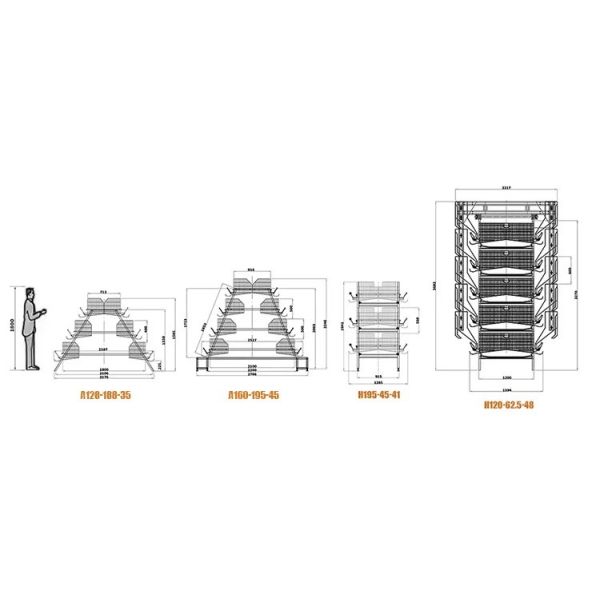 Closed Broiler Farming House with Prefabricated Components Mesh Windows for Airflow and Carbon Structural Steel