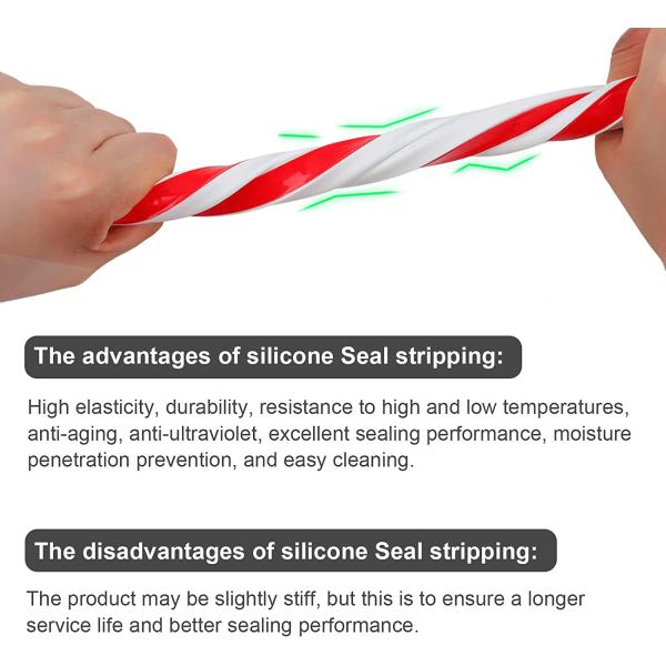 TS16949 Certified Multi-Layer Self-Adhesive Silicone Weather Stripping for Doors Windows