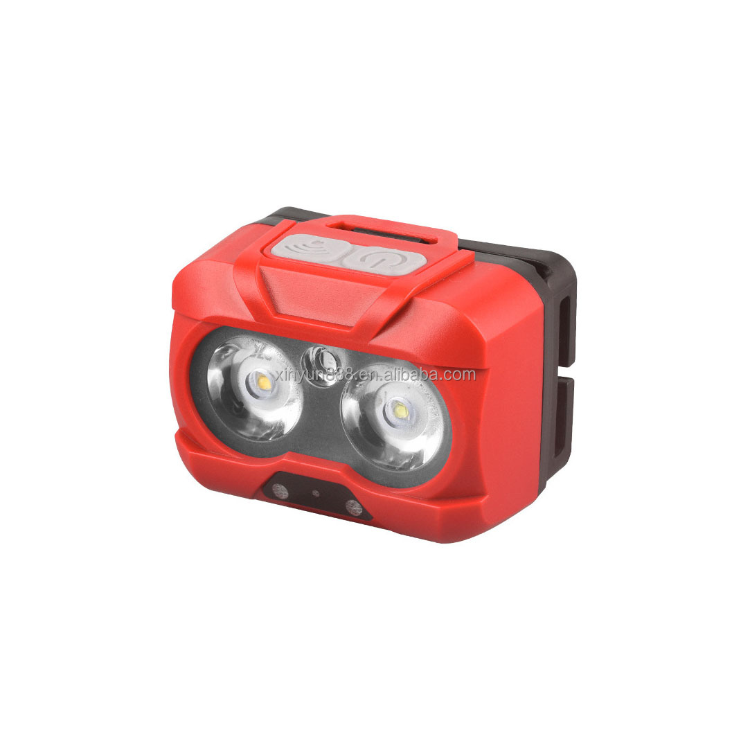 Outdoor Portable Mini ultra Bright Sensor Head Mounted Spotlight Multi Light Source Lighting Camping Light