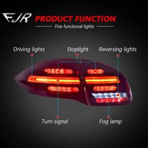 Buy cheap For Porsche Cayenne 958.1 2011-2014 Led Tail Lights Upgraded New Car Taillights from wholesalers