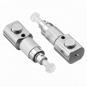 Buy cheap FC Bare Optic Fiber Adapter Gray Metal FC Fiber Optic Connector Couplers product