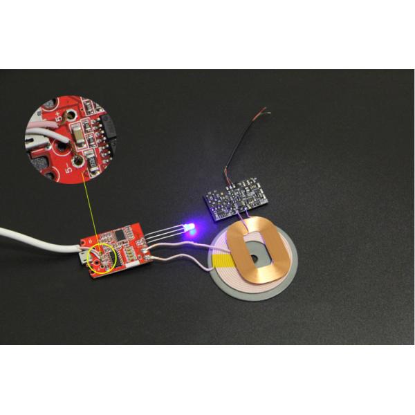 Small Mobile Phone Wireless Charging Coil Double Layer With Ferrite