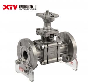 Buy cheap 3PC Flange Ball Valve Stainless Steel Full Port for Water Media within Q41F-PN64 product