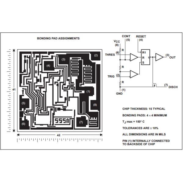 NE555P PRECISION TIMERS electrical circuit board Circuit Board Chips